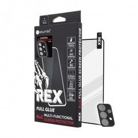 Sturdo Rex protective glass + Camera protection Samsung Galaxy A23 5G, čierne, 6v1