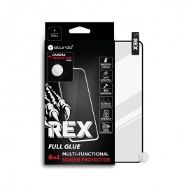 Sturdo Rex protective glass + Camera protection iPhone XR, Full Glue, 6v1