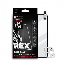 Sturdo Rex protective glass + Camera protection iPhone 11 Pro, Full Glue, 6v1