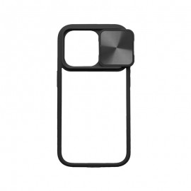 mobilNET plastové puzdro iPhone 14 Pro, čierna, Slide  