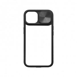 mobilNET plastové puzdro iPhone 14, čierna, Slide  