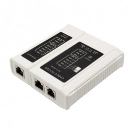 mobilNET cable tester LAN  R11 + RJ45, biela