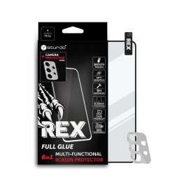 Sturdo Rex protective glass + Camera protection Samsung Galaxy A34, Full Glue, 6v1