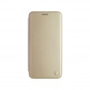 mobilNET knižkové puzdro Motorola Moto G52, zlatá, Lichi