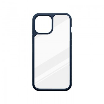 mobilNET plastové puzdro iPhone 12 / 12 Pro, modrá, Hardback