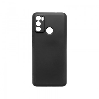 mobilNET silikónové puzdro Motorola Moto G60, čierna  