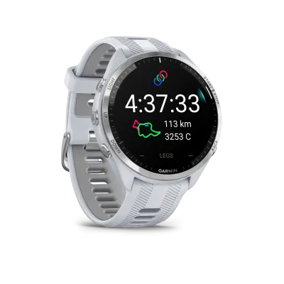 Garmin Forerunner 965, Whitestone/Powder Gray