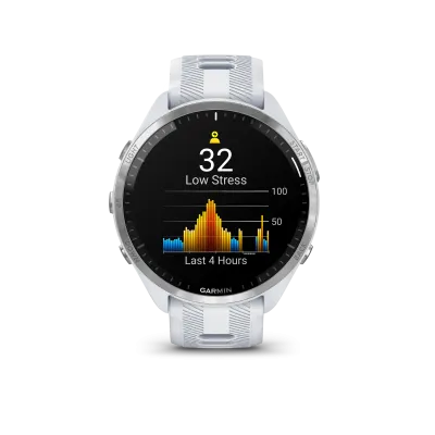 Garmin Forerunner 965, Whitestone/Powder Gray