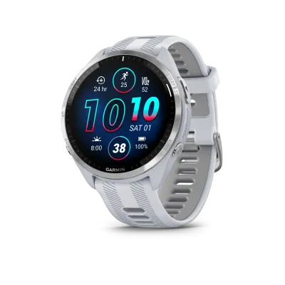 Garmin Forerunner 965, Whitestone/Powder Gray