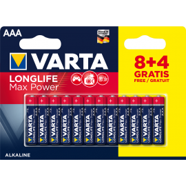 Varta Longlife Max Power AAA 8+4 (Double blister)
