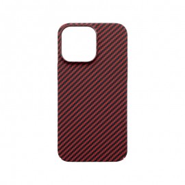 Sturdo puzdro Iphone 14 Pro Max, červená, Carbon