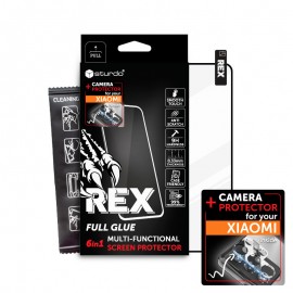 Sturdo Rex protective glass + Camera protection Xiaomi Redmi Note 12S, Full Glue, 6v1