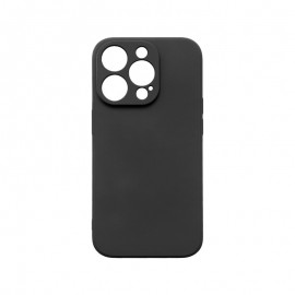 mobilNET silikónové puzdro iPhone 14 Pro Max, čierny, Fiber