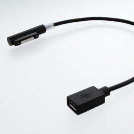 Magnetický konektor micro USB Sony Xperia, čierny