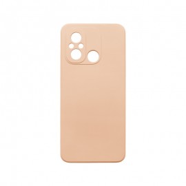 mobilNET silikónové puzdro Xiaomi Redmi Note 12C, broskyňový, Fiber