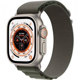 Apple Watch Ultra GPS + Cellular, 49mm titánové puzdro - zelený alpský ťah - L (MQFP3CS/A)