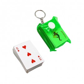 mobilNET prívesok na kľúče - hracie karty, zelené