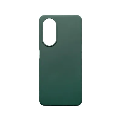 OPP A98 5G tm. zelený (Silicon) gum. kryt