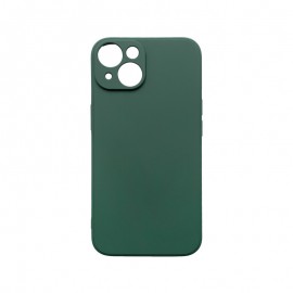 mobilNET silikónové puzdro iPhone 15 Plus, tm.zelené (Fiber)