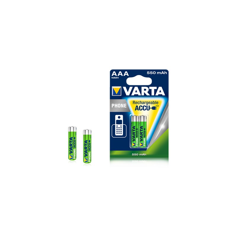 Varta Rechargeable Accu Phone AAA 550 mAh 2x