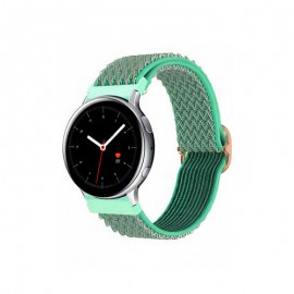 mobilNET 20 MM Látkový remienok na hodinky v štýle wawe, zelený