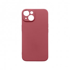 mobilNET silikónové puzdro iPhone 15, červené (Fiber)