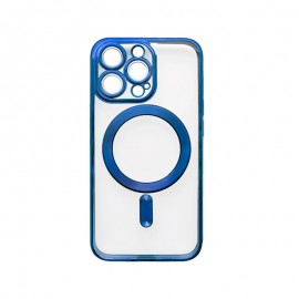 mobilNET plastový kryt MagSafe iPhone 15 Pro, modrý