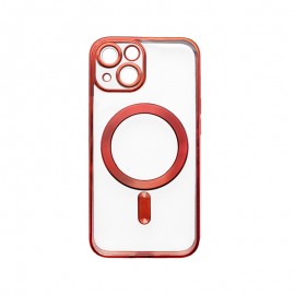 mobilNET plastový kryt MagSafe iPhone 15, červený