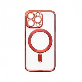 mobilNET plastový kryt MagSafe iPhone 13 Pro, červený