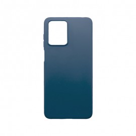 mobilNET silikónové puzdro Motorola Moto G14 tm. modrý (matt)