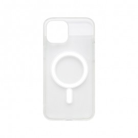 mobilNET plastový kryt MagSafe iPhone 15 Plus, transparentný