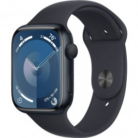 Apple Watch Series 9 GPS 45mm pouzdro z temného hliníku - temnoatramentový športový remienok -...