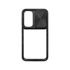mobilNET plastový kryt Samsung Galaxy S23 FE, čierny (Slide)