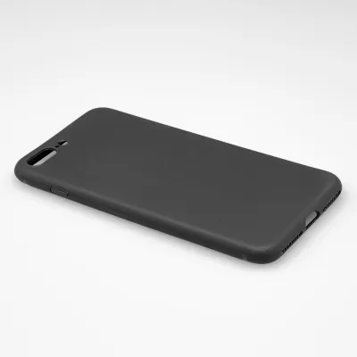 mobilNET silikónové puzdro iPhone 7/8 Plus, čierny (Matt)