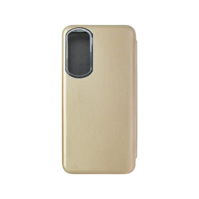 mobilNET knižkové puzdro Honor 90, zlaté (Lichi) 