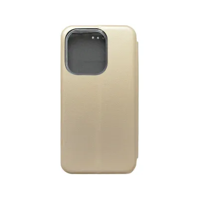 mobilNET bočná knižka Xiaomi Redmi Note 13 5G, zlatá (Lichi)