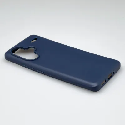 mobilNET silikónové puzdro Xiaomi Redmi Note 13 Pro+ 5G, tmavomodré (Matt)