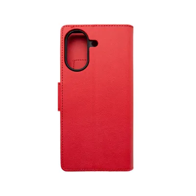mobilNET bočná knižka Xiaomi Redmi 13C červená (Daze)