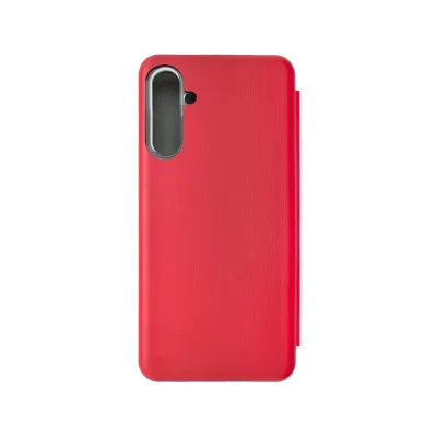 mobilNET bočná knižka  Samsung Galaxy A15 5G, červená (Lichi)