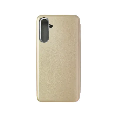 mobilNET bočná knižka  Samsung Galaxy A15 5G, zlatá (Lichi)