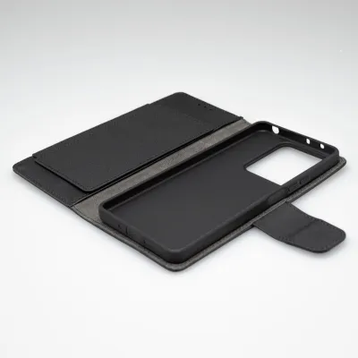 mobilNET knižkové puzdro Xiaomi Redmi Note 13 5G, čierne (Daze)