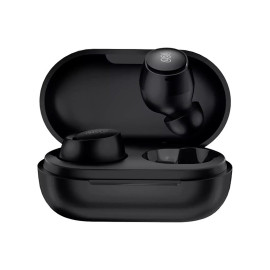 QCY Bluetooth slúchadlá T27 s dobíjacím boxom, čierne
