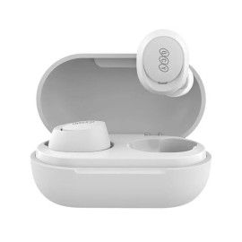 QCY Bluetooth slúchadlá T27 s dobíjacím boxom, biele