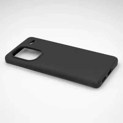 Sturdo silikónové puzdro Xiaomi Redmi Note 13 Pro+, čierne (Premium) 
