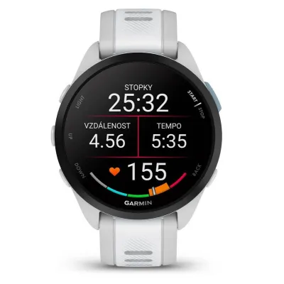 Garmin Forerunner 165 Music, Mist Grey/Whitestone - SK Distribúcia