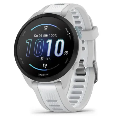 Garmin Forerunner 165 Music, Mist Grey/Whitestone - SK Distribúcia
