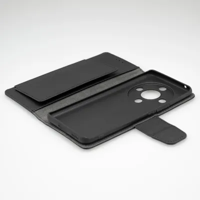 mobilNET knižkové puzdro Honor Magic 6 Lite, čierne (Daze)