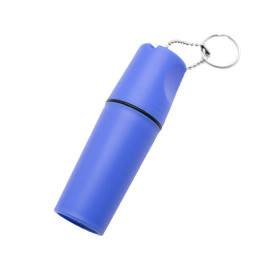 Modré vodotesné puzdro na krk s retiazkou + klúčenka