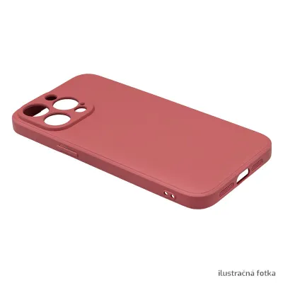 mobilNET silikónové puzdro Xiaomi Redmi Note 13 4G, broskyňová, Fiber