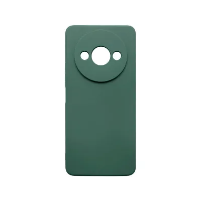 mobilNET silikónové puzdro Xiaomi Redmi A3, tm. zelené (matt)